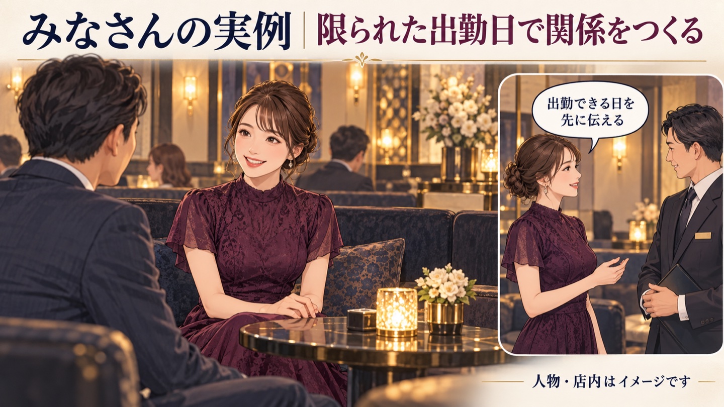 みなさんの取材内容をもとにした接客とスタッフ相談のイメージ。本人や実際の店内の再現ではありません。
